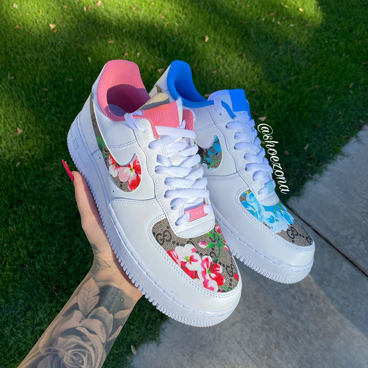 AIR FORCE 1 : GUCCI flower