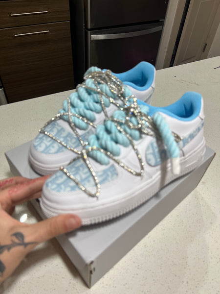 Baby Blue Rope Laces – Shoezona #2